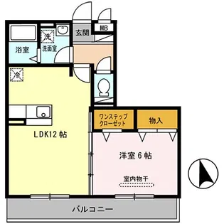 グレースシャトー【2階】の間取り