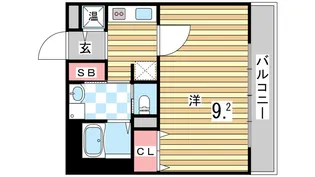 レジデンス富久寿【5階】の間取り