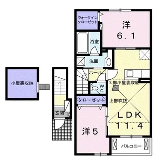 グランツIV【2階】の間取り