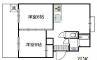ダイバーシティ神戸長田C棟【C402号室】の間取り