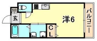 ヴィアノ山下町アスティオン【101号室】の間取り