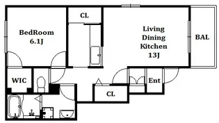 ベラヴィスタ【1階】の間取り