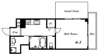 MANO MANSION【405号室】の間取り