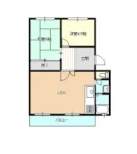 メゾン北鈴【5階】の間取り