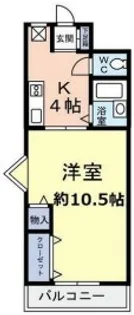 コーポアルム2【1階】の間取り