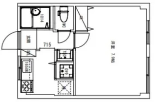 カサブランカビル【2階】の間取り