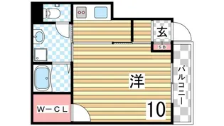 メゾン・オランジュ【1階】の間取り