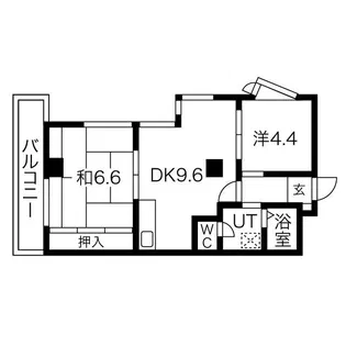 第2七耀マンション【6階】の間取り