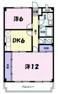 ウエストコートTANIGAMI【1階】の間取り