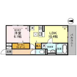 エミネンシア御崎公園【2階】の間取り