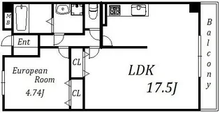 CONTENTO鈴蘭台【5階】の間取り