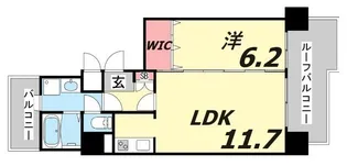 アドバンス神戸湊町【10階】の間取り