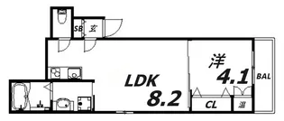 アークコート大倉山【3階】の間取り
