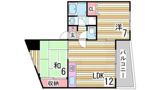 アドモリモト花隈【4階】の間取り