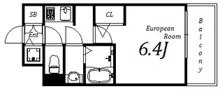S-RESIDENCE神戸元町【11階】の間取り