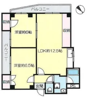 天神プラザ【4階】の間取り