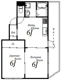 サンシャイン【6階】の間取り