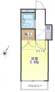 フローラ鈴蘭台北町【2階】の間取り