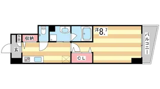 アプリーレ三宮磯上公園【2階】の間取り