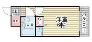 ライオンズマンション神戸花隈【3階】の間取り