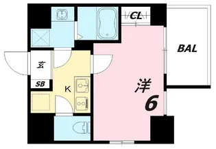 エスリード神戸ハーバークロス【2階】の間取り