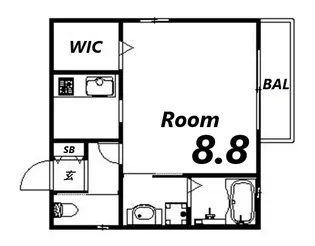 リーフ大倉山【2階】の間取り