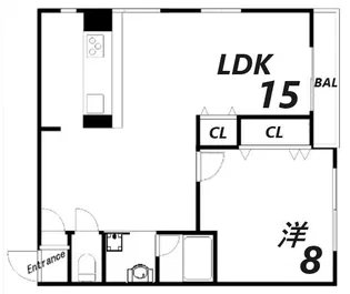 ワコーレアルテ上筒井【6階】の間取り