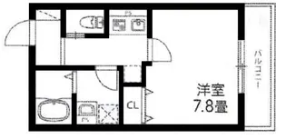 ラ・ポルテ藤原台【1階】の間取り