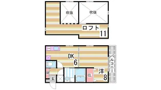 アメニティⅠ【2階】の間取り