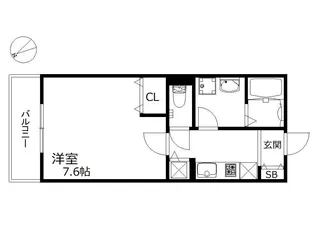 AILE岡場(エールオカバ)【2階】の間取り
