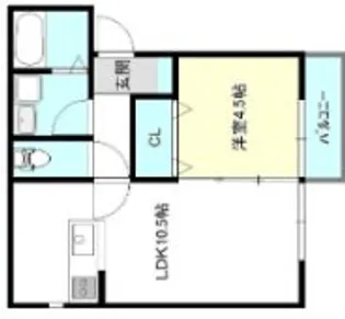 グランレーヴ上沢【2階】の間取り