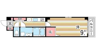 HaTレジデンス【3階】の間取り