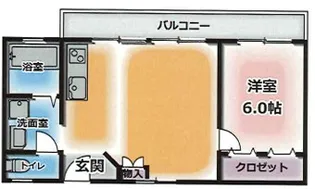 清山荘【4階】の間取り