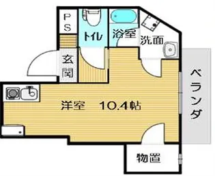 ウェルステイツ【3階】の間取り
