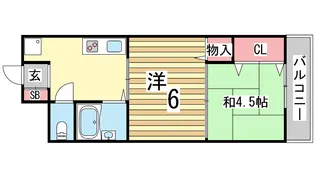 コーポアルム2【2階】の間取り