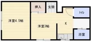 サンビルダー湊川【3階】の間取り