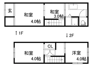 兵庫県神戸市兵庫区馬場町【一戸建】の間取り