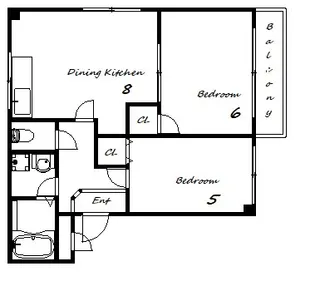 カサマローネ【2階】の間取り