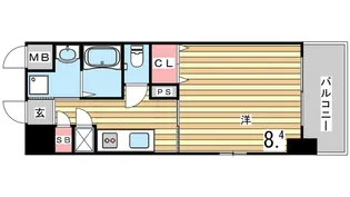 will Do浜崎通【8階】の間取り