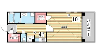 アーバンヴィレッジ兵庫エスタシオン【4階】の間取り