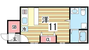 JS大同町【1階】の間取り