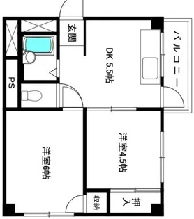 メゾン熊内V【3階】の間取り
