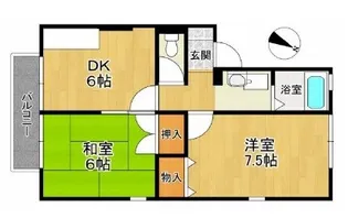 ヴィラモンテ【2階】の間取り