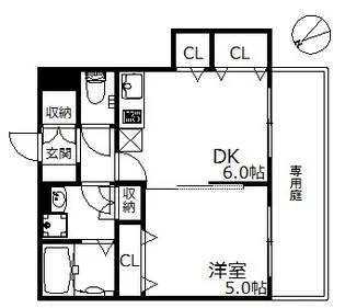 AILE道場(エールドウジョウ)【1階】の間取り