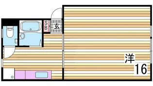 カーサフォルツァ【3階】の間取り