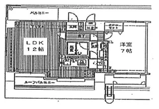 ローレル春日野道【9階】の間取り