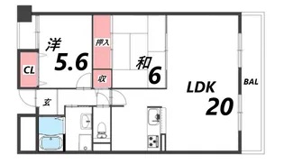 グランディアの杜・北六甲【1階】の間取り