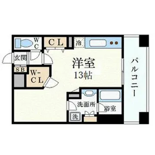 プレジール三ノ宮【11階】の間取り