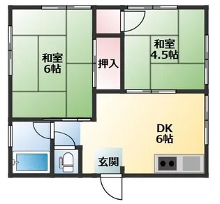 一王山マンション【3階】の間取り