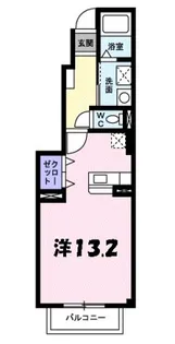 シーズコート【1階】の間取り